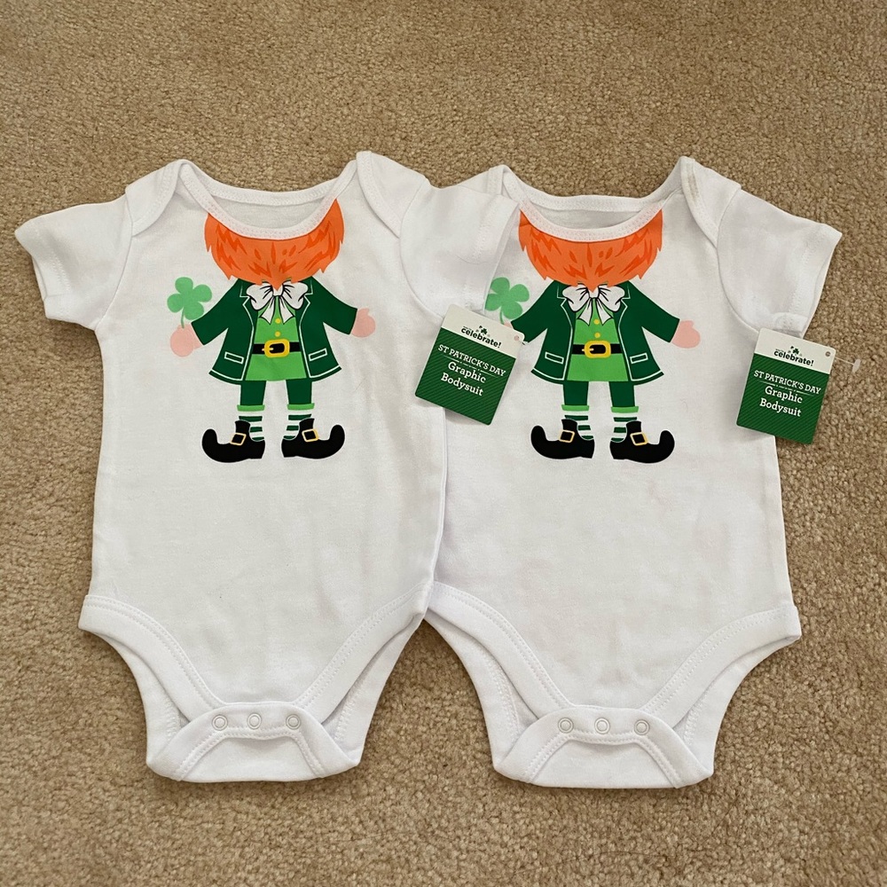 Brand new Infant St. Patrick’s day bodysuit